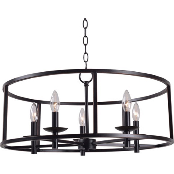Bronze Chandelier ceiling light - Picture 1 of 8